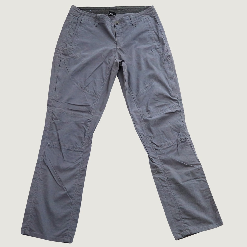 Kuhl Legendary Hiking Pants Womens 10 Reg Gray Roll Up Capri Trail Utility Cargo